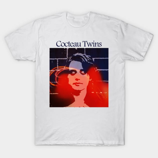 Cocteau Twins - Elizabeth Fraser - Tribute Artwork T-Shirt by Vortexspace